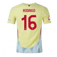 Camiseta España Rodri Hernandez #16 Segunda Equipación Replica Eurocopa 2024 mangas cortas